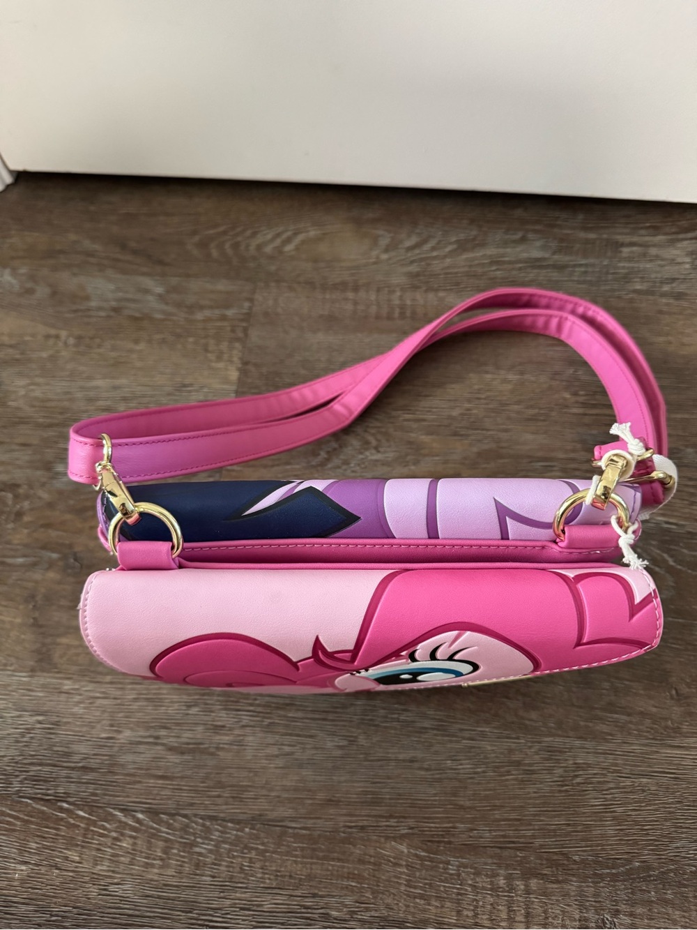 Loungefly Pink My Little Pony Character Crossbody Bag - Picture 4 of 6
